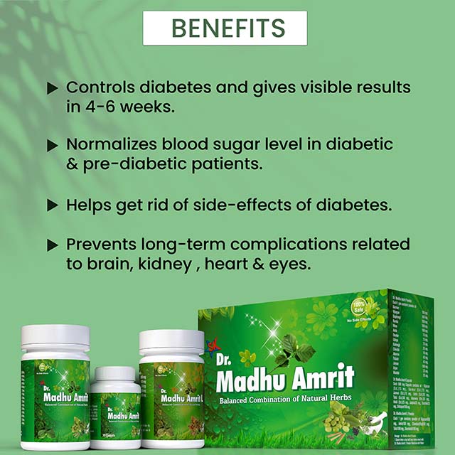 Dr Madhu Amrit: Buy Best Ayurvedic Medicine For Diabetes in India